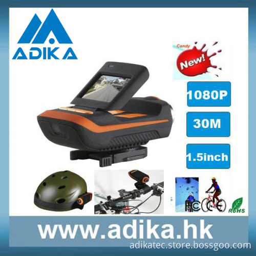 1080p Full HD Waterproof Sport Camera with Waterproof Case (ADK-AT90)